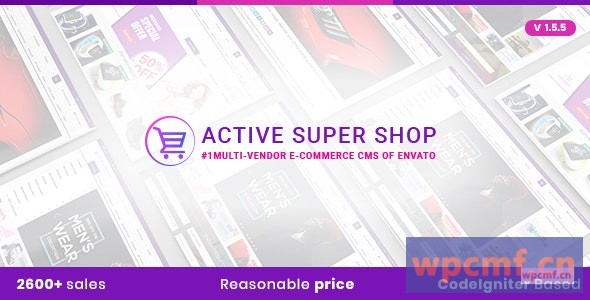 活跃的超级商店v1.5.5 多供应商CMS 可代汉化