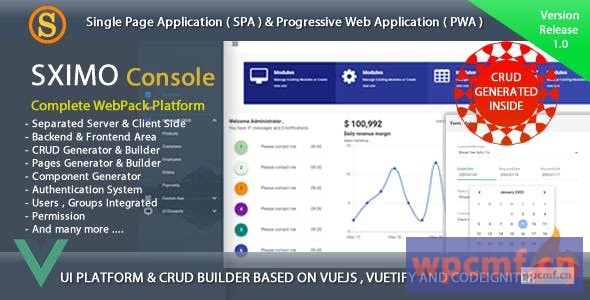 Sximo控制台 网络和移动开发工具 可代汉化