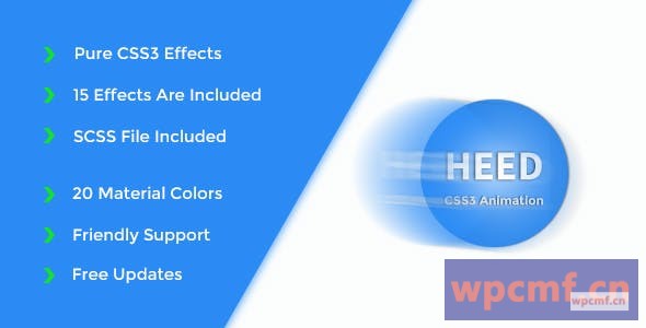 希德纯CSS3动画效果 可代汉化