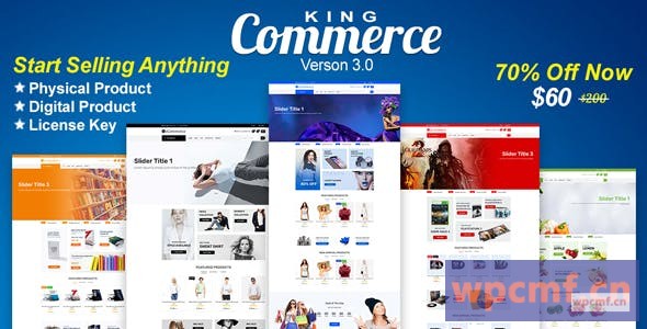 KingCommerce 多合一单/多供应商电子商务业务管理系统 可代汉化