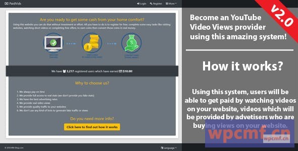 PaidVids v2.0.1 付费观看系统! 可代汉化