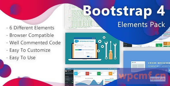 自举 4个元素包 可代汉化