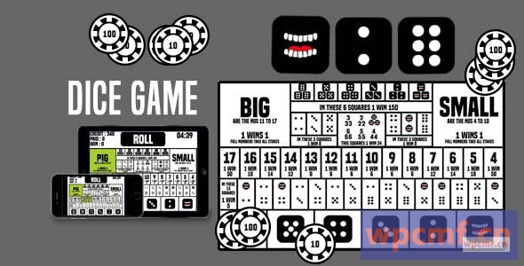 骰子游戏 HTML5游戏 可代汉化