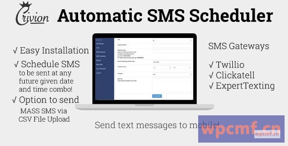 PHP自动短信调度程序v1.3 可代汉化
