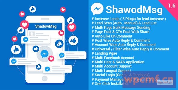 ShadowMsg v1.6 顶级Facebook营销应用 可代汉化
