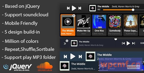 嵌入播放器 查询HTML5音频播放器 可代汉化