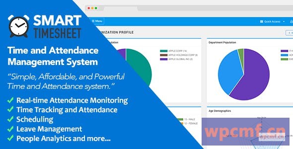 智能时间表v3.7 考勤管理系统 可代汉化