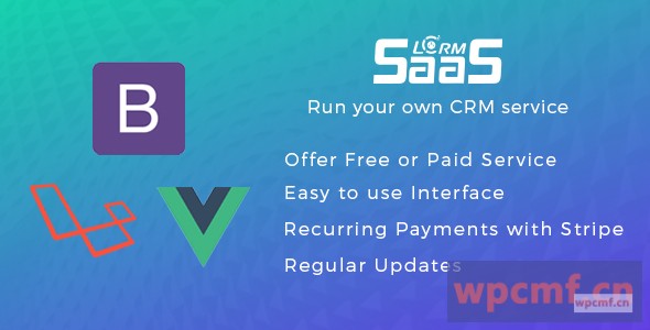 LCRM SAAS v1.1 运行您自己的SAAS CRM 可代汉化