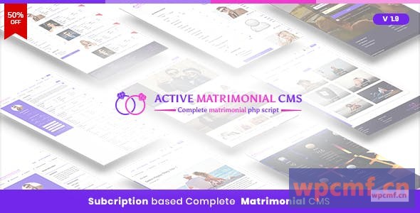 活跃的婚姻CMS v1.9 可代汉化