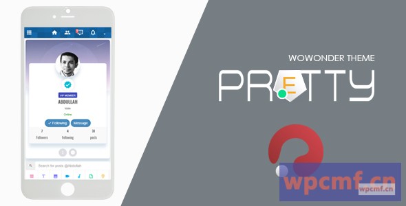 WoWonder社交PHP脚本2.0.2版的漂亮主题 可代汉化