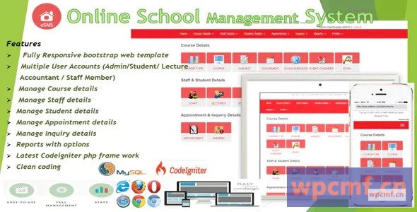 ESMS    在线学校管理系统 可代汉化