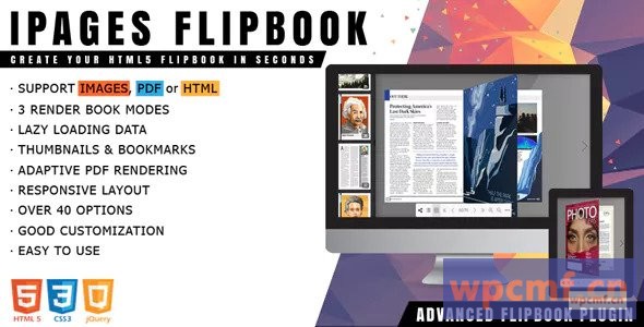 IPages Flipbook v1.3.4     jQuery插件 可代汉化