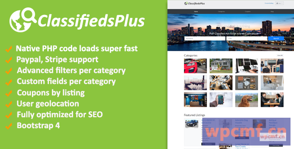 ScassifiedSplus v1.03    分类广告CMS 可代汉化
