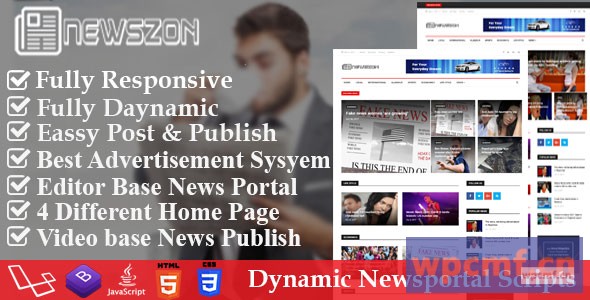 新闻纸   动态新闻，杂志和博客门户脚本 可代汉化