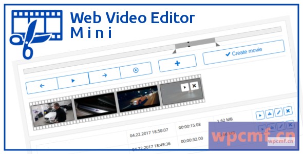 Web视频编辑器Mini V1.2.1 可代汉化