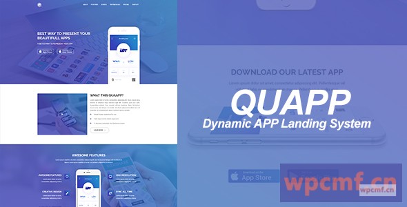 QUAPP 动态应用登陆页面管理系统 可代汉化