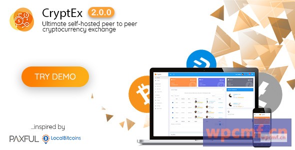 Cryptex    终极对等级加密货币交换平台（带自主包裹的钱包） 可代汉化