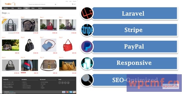 Yumefave v2.3 带条纹和贝宝的电子商务网上商店 可代汉化
