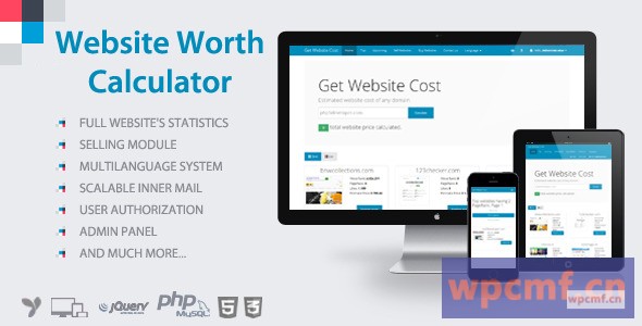 网站价值计算器v3.5 可代汉化