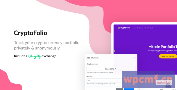 Cryptofolio     Cryptocurrency产品组合跟踪器和交换 可代汉化