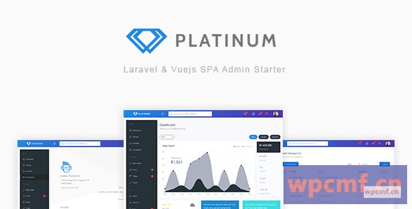 Platinum   Laravel & Vuejs SPA管理入门 可代汉化
