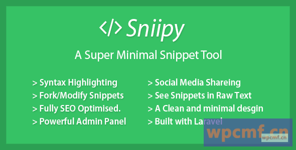 Sniipy 一个极小的片段工具 可代汉化