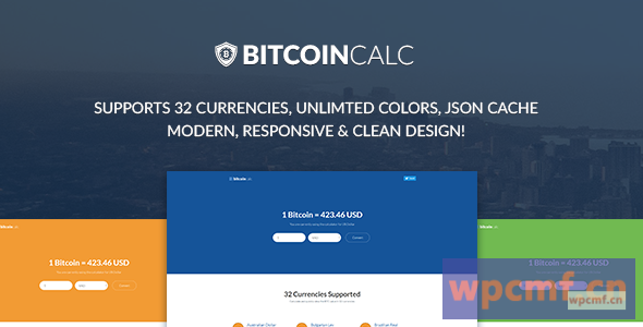 比特币计算器 支持32种货币 可代汉化