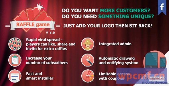 抽奖游戏v4.7.2 促销Facebook应用程序  可代汉化