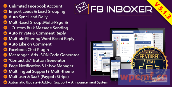 FB Inboxer v5.1.3 主脸书信使营销软件  可代汉化