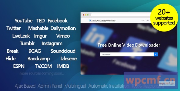 多合一视频下载器v3.2 Youtube及更多  可代汉化