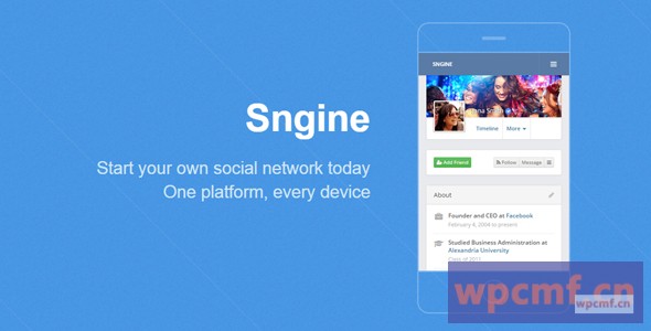 sngine v2.5.3    终极PHP社交网络平台    可代汉化
