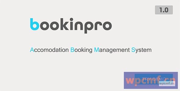 Bookinpro 住宿预订管理系统 可代汉化