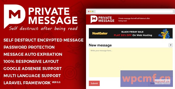 私有消息PHP脚本 可代汉化