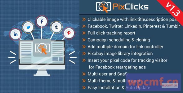 PixClicks V1.3    可点击图片海报＆单击跟踪 可代汉化