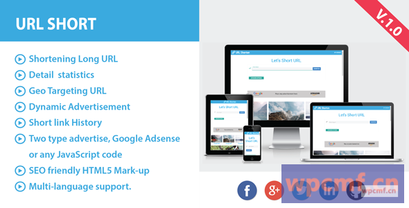 用广告缩短网址 可代汉化