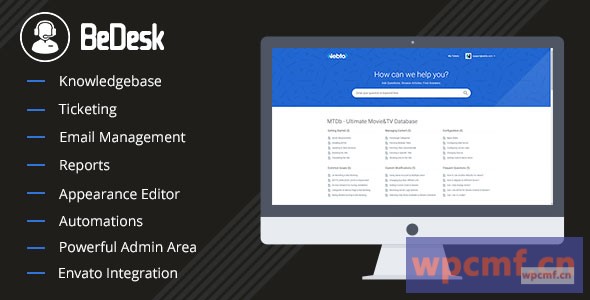 Bedesk v1.0.7    客户支持软件和帮助台票务系统 可代汉化