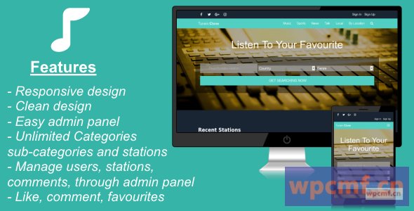 听取电台门户网站 可代汉化