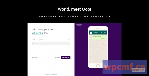 Qopi V2.1.0     WhatsApp和短链接生成器 可代汉化