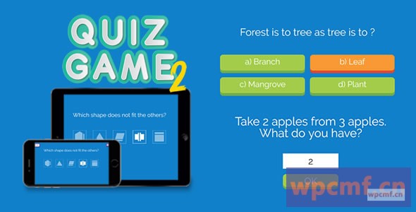 问答游戏2 HTML5游戏 可代汉化