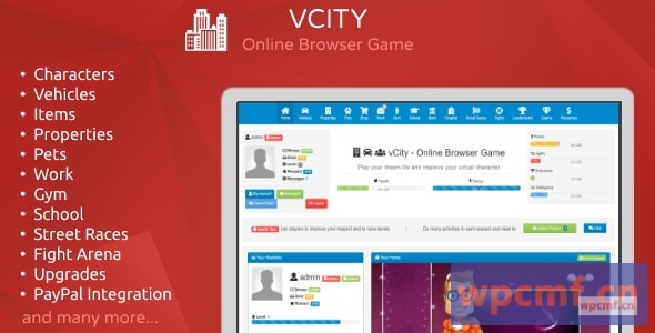 VCITY    创建自己的浏览器游戏 可代汉化