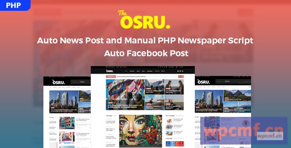 奥斯鲁   汽车新闻发布和手动PHP报纸脚本|自动Facebook帖子 可代汉化