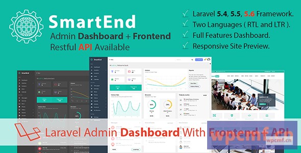 Smartend     Laravel管理仪表板与前端和RESTful API 可代汉化