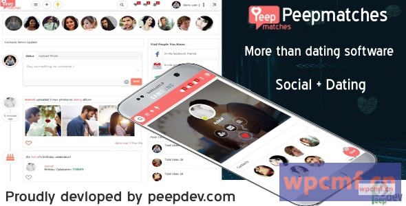 PeepMatches V1.2.0    高级PHP约会和社交脚本 可代汉化