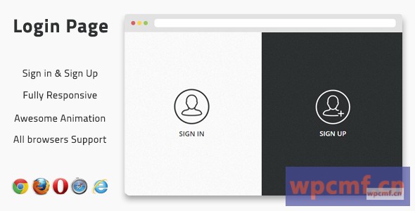 花哨的登录页面 可代汉化