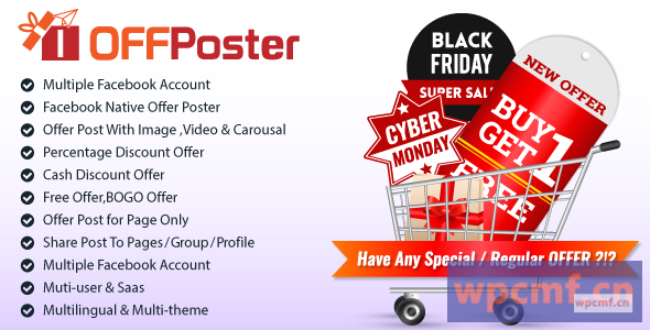 Offposter：Facebook提供海报（图像，旋转木马和视频） 可代汉化