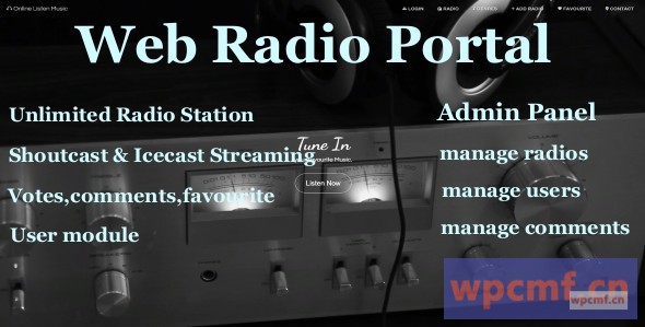 Web Radio Portal V1.1 可代汉化