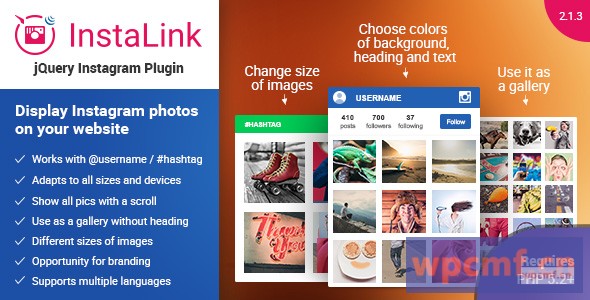 Instagram插件v2.1.3 Instagram的查询小部件 可代汉化