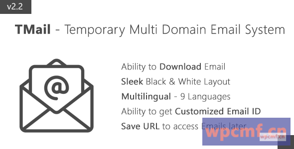 TMail 多域临时电子邮件系统 可代汉化