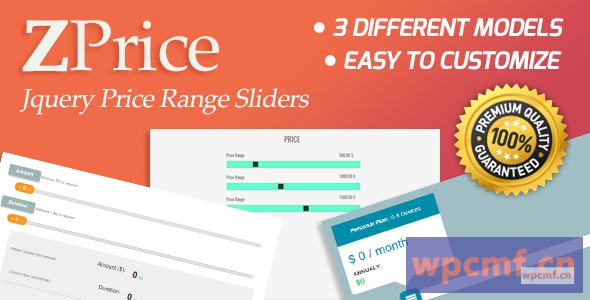 ZPRICE     jQuery价格范围滑块 可代汉化
