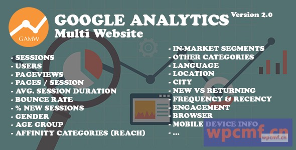 谷歌分析多网站2.0版 可代汉化